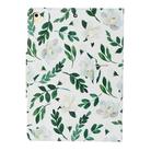 For iPad 5 Painted Pattern Horizontal Flip Leather Case with Holder(White Flower Leaves) - 3