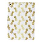 For iPad 9.7 (2018) Painted Pattern Horizontal Flip Leather Case with Holder(Pineapple) - 3