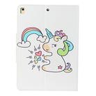 For iPad 9.7 (2018) Painted Pattern Horizontal Flip Leather Case with Holder(Sideways Unicorn) - 3