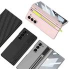 For Samsung Galaxy Z Fold6 GKK Integrated Magnetic Folding Hinge Adjust Gear Phone Case with Pen Slots(Black) - 2
