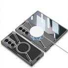 For Samsung Galaxy Z Fold6 GKK Integrated Electroplating Leather Z-Shape MagSafe Phone Case(Mountain Gray) - 2