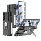 For Samsung Galaxy Z Fold6 GKK Integrated Folding Armored Shell PC Phone Case with Pen Box(Black) - 1