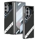 For Samsung Galaxy Z Fold6 GKK Integrated Esports Leather Shockproof Phone Case(Carbon Fiber) - 1