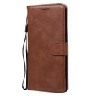 For Samsung Galaxy Note20 Solid Color Horizontal Flip PU Leather Case with Holder & Card Slots & Wallet & Lanyard(Brown) - 2