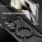 For Samsung Galaxy S23 Ultra 5G Titanium Alloy MagSafe Magnetic Airbag Shockproof Phone Case(Black) - 2