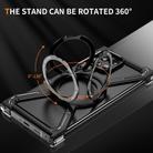 For Samsung Galaxy S23 Ultra 5G Titanium Alloy MagSafe Magnetic Airbag Shockproof Phone Case(Black) - 3