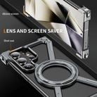 For Samsung Galaxy S23 Ultra 5G Titanium Alloy MagSafe Magnetic Airbag Shockproof Phone Case(Grey) - 2