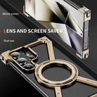 For Samsung Galaxy S23 Ultra 5G Titanium Alloy MagSafe Magnetic Airbag Shockproof Phone Case(Desert Gold) - 2