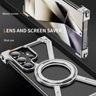 For Samsung Galaxy S23 Ultra 5G Titanium Alloy MagSafe Magnetic Airbag Shockproof Phone Case(Silver) - 2