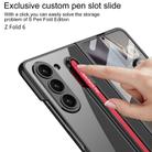 For Samsung Galaxy Z Fold6 GKK Integrated PC Phone Case with Pen Slot, Include Pen(Black) - 3