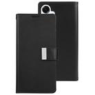 For Samsung Galaxy S25+ 5G GOOSPERY RICH DIARY Crazy Horse Texture Leather Phone Case(Black) - 2