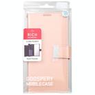 For Samsung Galaxy S25+ 5G GOOSPERY RICH DIARY Crazy Horse Texture Leather Phone Case(Rose Gold) - 3