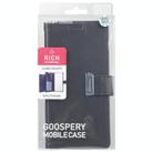 For Samsung Galaxy S25 5G GOOSPERY RICH DIARY Crazy Horse Texture Leather Phone Case(Black) - 3