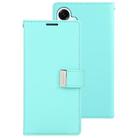 For Samsung Galaxy S25 5G GOOSPERY RICH DIARY Crazy Horse Texture Leather Phone Case(Mint Green) - 2