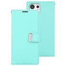 For Samsung Galaxy S25 Ultra 5G GOOSPERY RICH DIARY Crazy Horse Texture Leather Phone Case(Mint Green) - 2
