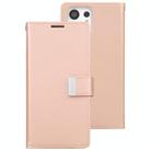 For Samsung Galaxy S25 Ultra 5G GOOSPERY RICH DIARY Crazy Horse Texture Leather Phone Case(Rose Gold) - 2