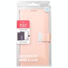 For Samsung Galaxy S25 Ultra 5G GOOSPERY RICH DIARY Crazy Horse Texture Leather Phone Case(Rose Gold) - 3