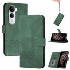 For vivo Y400 Pro 5G Cubic Skin Feel Flip Leather Phone Case(Green) - 1