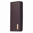 For iPhone 11 Pro Max 2 in 1 Detachable Magnetic Horizontal Flip Genuine Leather Case with Holder & Card Slots & Wallet(Dark Brown) - 2