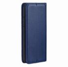 For iPhone 11 Pro Max 2 in 1 Detachable Magnetic Horizontal Flip Genuine Leather Case with Holder & Card Slots & Wallet(Blue) - 3