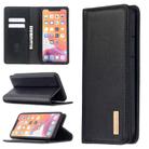 For iPhone 11 Pro Max 2 in 1 Detachable Magnetic Horizontal Flip Genuine Leather Case with Holder & Card Slots & Wallet(Black) - 1