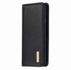 For iPhone 11 2 in 1 Detachable Magnetic Horizontal Flip Genuine Leather Case with Holder & Card Slots & Wallet(Black) - 2