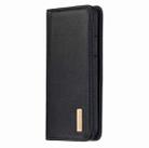 For iPhone XS / X 2 in 1 Detachable Magnetic Horizontal Flip Genuine Leather Case with Holder & Card Slots & Wallet(Black) - 2