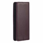 For iPhone XR 2 in 1 Detachable Magnetic Horizontal Flip Genuine Leather Case with Holder & Card Slots & Wallet(Dark Brown) - 2