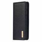 For iPhone XR 2 in 1 Detachable Magnetic Horizontal Flip Genuine Leather Case with Holder & Card Slots & Wallet(Black) - 2