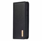 For iPhone XS Max 2 in 1 Detachable Magnetic Horizontal Flip Genuine Leather Case with Holder & Card Slots & Wallet(Black) - 2