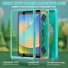 For iPad 10.2 2021 / 2020 / 2019 Dragon Rotation Kickstand Silicone Hybrid PC Tablet Case(Green) - 3