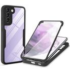 For Samsung Galaxy S21+ 5G Acrylic + TPU 360 Degrees Full Coverage Phone Case(Black) - 1