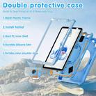 For iPad Air 11 2025 / 2024 / Pro 11 2022 Dolphin Rotation Kickstand Silicone Hybrid PC Tablet Case(Blue) - 3
