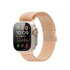 For Apple Watch 42mm / 41mm / 40mm / 38mm DUX DUCIS Milanese Air Series Stainless Steel Magnetic Watch Strap(Rose Gold) - 1