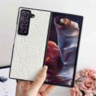 For Samsung Galaxy Z Fold Special Impression Camellia Pattern Protective Phone Case(White) - 2