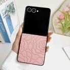 For Samsung Galaxy Z Flip7 5G Impression Camellia Pattern Protective Phone Case(Pink) - 2