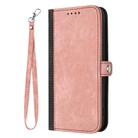 For Itel A48 Side Buckle Double Fold Hand Strap Leather Phone Case(Pink) - 3