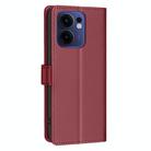 For OPPO Reno13 F 5G Litchi Texture RFID Anti-theft Leather Phone Case(Red) - 3
