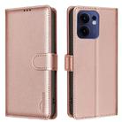 For OPPO Reno13 F 5G Litchi Texture RFID Anti-theft Leather Phone Case(Gold) - 1