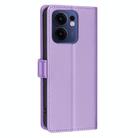 For OPPO Reno13 F 5G Litchi Texture RFID Anti-theft Leather Phone Case(Purple) - 3