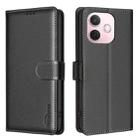 For OPPO A5 Pro 5G Litchi Texture RFID Anti-theft Leather Phone Case(Black) - 1