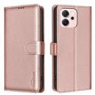 For OPPO Reno14 F 5G Litchi Texture RFID Anti-theft Leather Phone Case(Gold) - 1