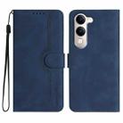 For vivo Y29s 5G / Y04 4G Global Heart Pattern Skin Feel Leather Phone Case(Royal Blue) - 1