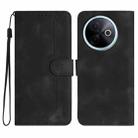 For vivo Y39 5G Heart Pattern Skin Feel Leather Phone Case(Black) - 1