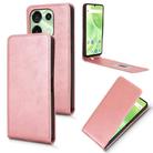For Umidigi G9 5G / Note 90 Magnetic Vertical Flip Leather Phone Case(Rose Gold) - 1