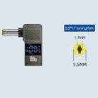 100W Computer Charging Digital Display Adapter, Specification:Type-C to DC5.5x1.7mm - 2