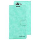 For Samsung Galaxy S25 5G GOOSPERY BLUE MOON Crazy Horse Texture Leather Phone Case(Mint Green) - 2