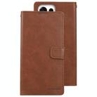 For Samsung Galaxy S25 Ultra 5G GOOSPERY BLUE MOON Crazy Horse Texture Leather Phone Case(Brown) - 2