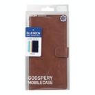 For Samsung Galaxy S25 Ultra 5G GOOSPERY BLUE MOON Crazy Horse Texture Leather Phone Case(Brown) - 3