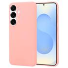 For Samsung Galaxy S25+ 5G GOOSPERY SOFT FEELING Liquid TPU Soft Phone Case(Pink) - 1